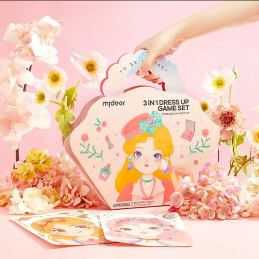 3-in-1 DIY Princess Dress-Up Fashion Design Kit
