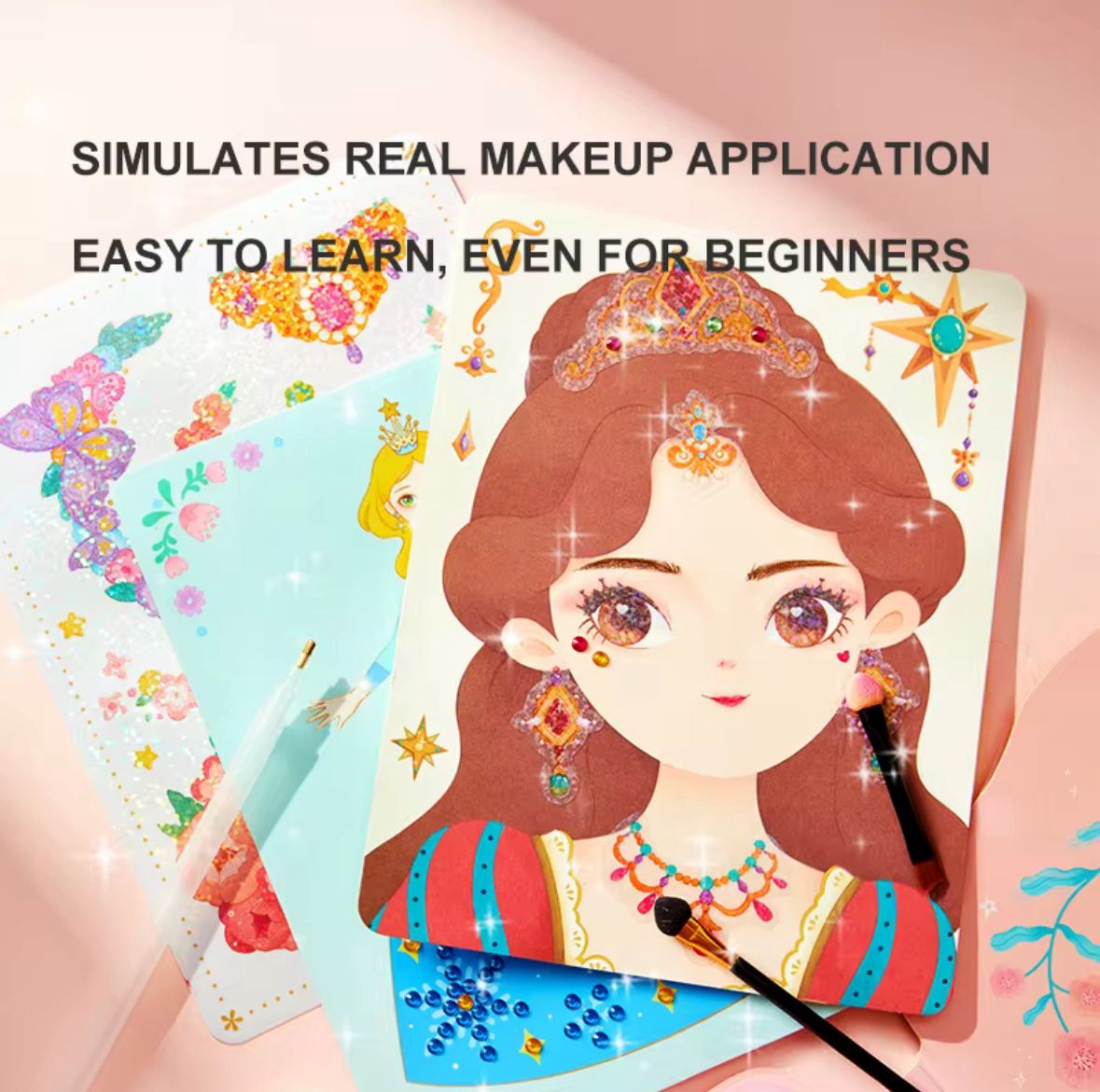 3-in-1 DIY Princess Dress-Up Fashion Design Kit