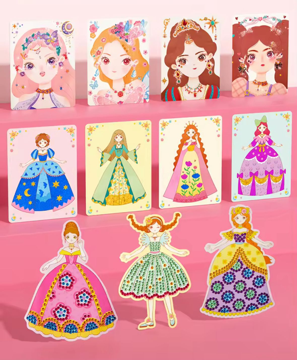 3-in-1 DIY Princess Dress-Up Fashion Design Kit